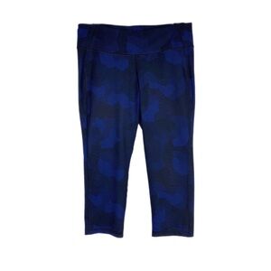 Old Navy Active Athletic Blue & Black Capri Leggings